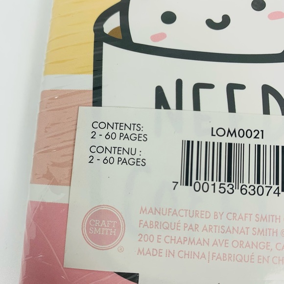 Once More With Love Margaret Ying  Small  Journal 2pk Plan My Life Kawaii Cute - Picture 4 of 5